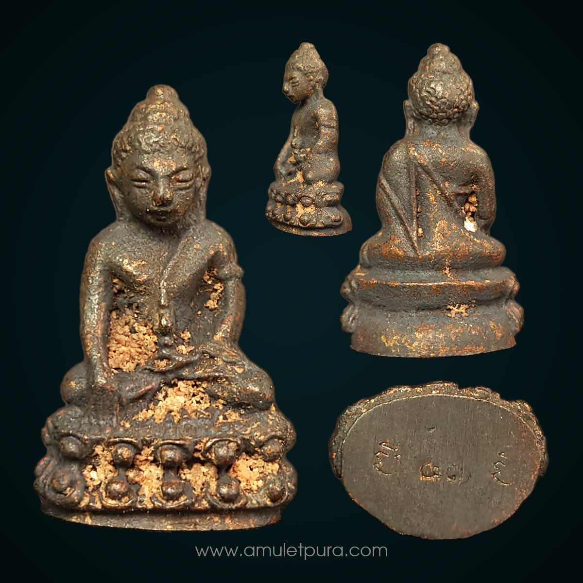 พระกริ่ง-พระชัยวัฒน์ พุทธยอดฟ้า (ชุดใหญ่ 8 องค์) ปี44 วัดสุทัศน์ฯ กรุงเทพฯ (มีโค้ด และหมายเลขกำกับ)