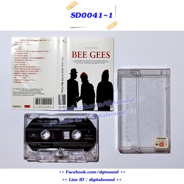 ขายเทปเพลง BEE GEES อัลบั้ม the very best of the BEE GEES