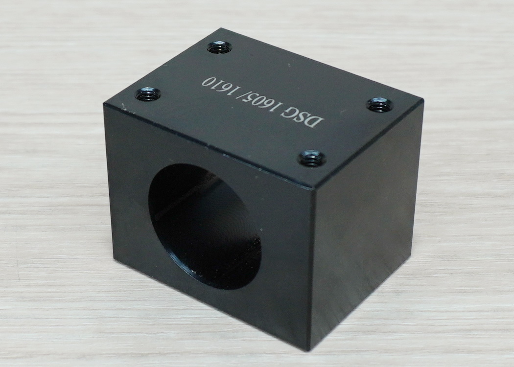 Carbon Steel 45 Black Ballscrew Nut Housing 28mm fit for SFU 16mm - 40 x 52 x 40 mm