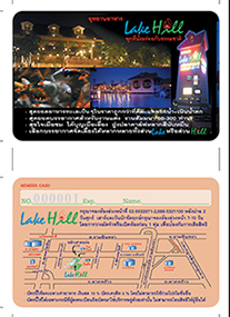 บัตรพลาสติก 0.7 บัตรพื้นผิวด้าน พิมพ์ออฟเซ็ท