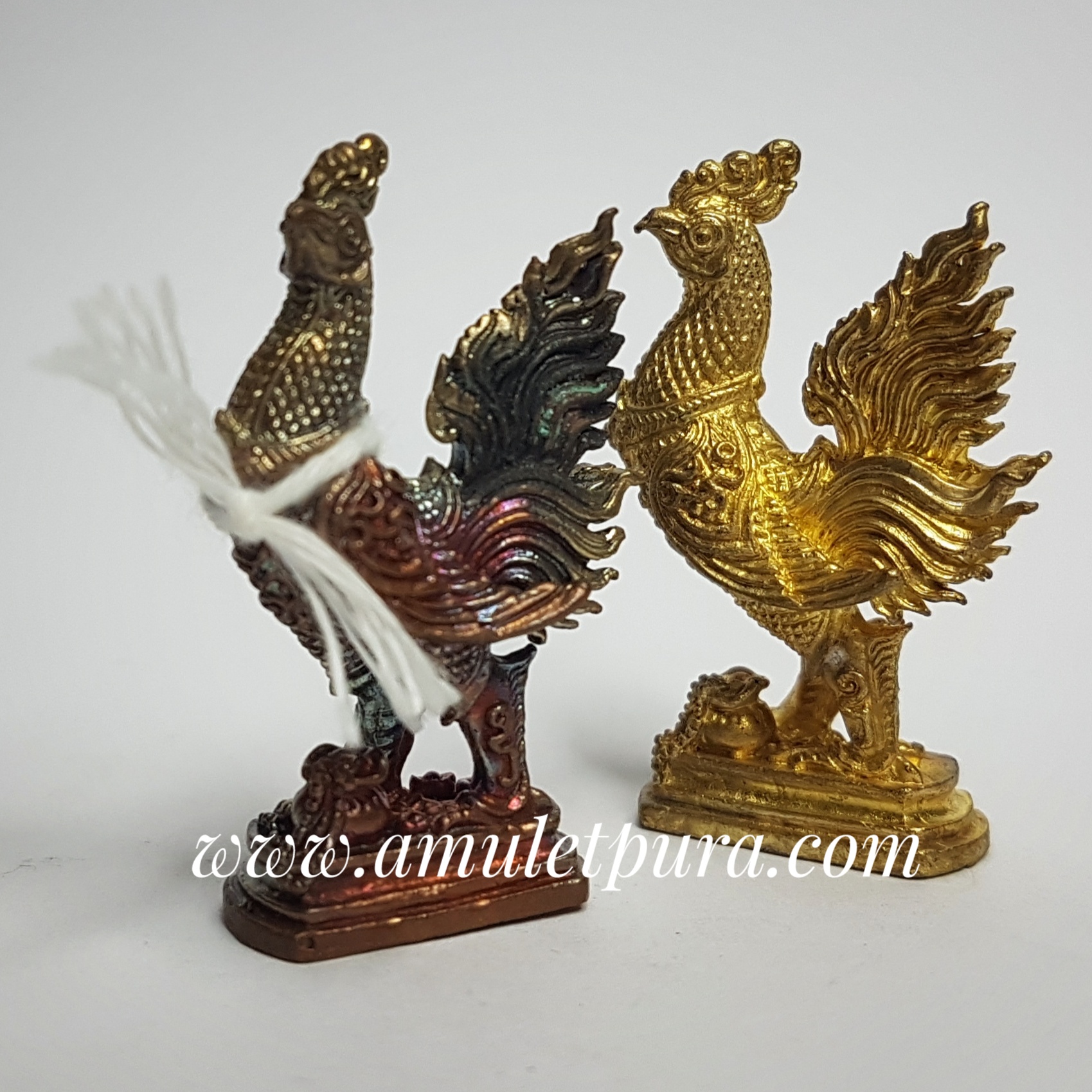 พญาไก่ฟ้ามหาลาภ (เนื้อทองทิพย์) ปี55 หลวงปู่เช้า วัดห้วยลำใย จ.นครสวรรค์ (ใต้ฐานอุดผงพญาเลี้ยง ฝังข้าวเปลือกเสก 1 เม็ด)