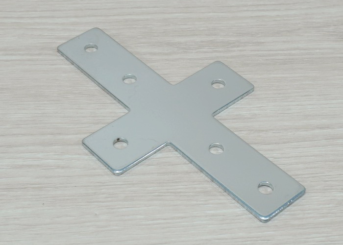 Cross Shaped Steel Joint Plate 6-Hole สำหรับ Series 30 Alu-Profile