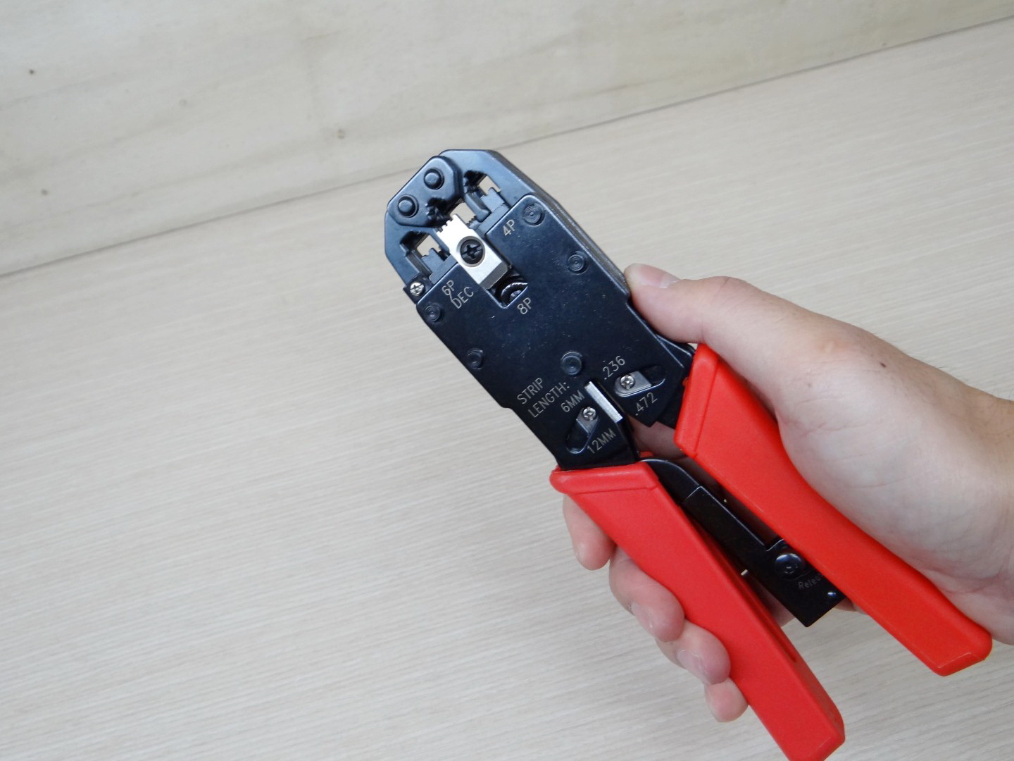 HT-2008R Crimping Plier Multi-function RJ10/11/12 FJ45 Network Connector