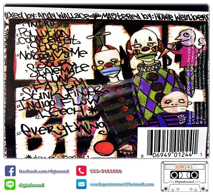 เทปคาสเซ็ท ตลับเทป Limp Bizkit อัลบั้ม Three Dollar Bill Y'all $