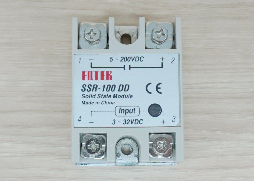Solid State Relay SSR-100DD, 100A (5-200VDC /3-32VDC)
