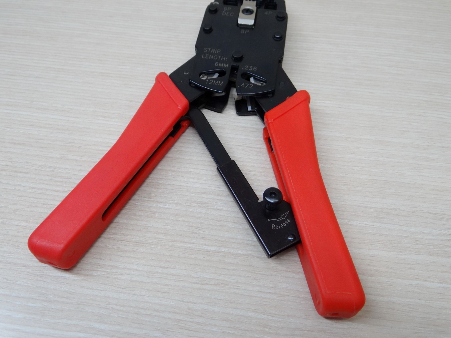 HT-2008R Crimping Plier Multi-function RJ10/11/12 FJ45 Network Connector