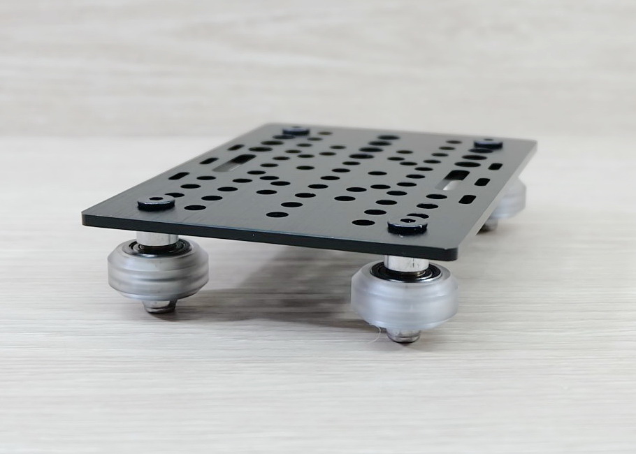 ชุดสำเร็จ V-Slot Gantry Plate 20-80mm T3 x 88 x 127mm + Xtreme Solid v wheel 4 ชุดล้อ