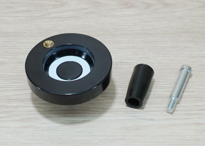 63mm Bakelite-Solid Handwheel with Coupling Bore 8mm