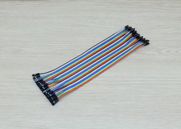 20cm Cable jumper 40P Female-Female (เมีย-เมีย)