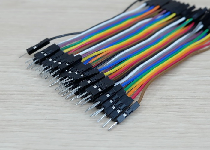 10cm Cable jumper 40P Male-Female (ผู้-เมีย)