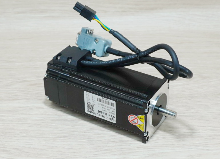 Hybrid Closed-Loop Stepper Motor (Nema23) 57HBS36 แรงบิด 3.6N.m 4A Shaft 8mm + HBS57 Driver