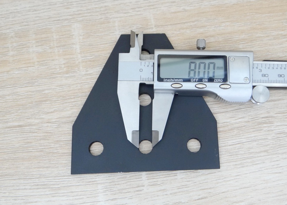 Black T-90 degree joint plate 5-Hole สำหรับ Series 30 Alu Profile