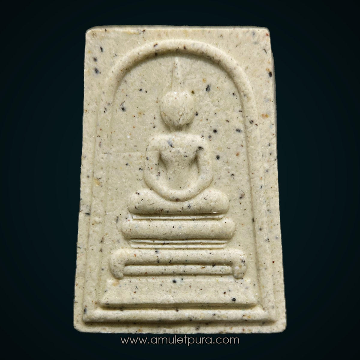 พระสมเด็จแสนมงคลที่รฤก (พิมพ์คะแนน) สมเด็จพระพุฒาจารย์ พระธรรมภาวนาวิกรม อธิษฐานและมอบชนวนมวลสาร 3,000 รายการ จัดสร้างโดย อ.ลักษณ์ เรขานิเทศ (หลังยันต์เกษตร)