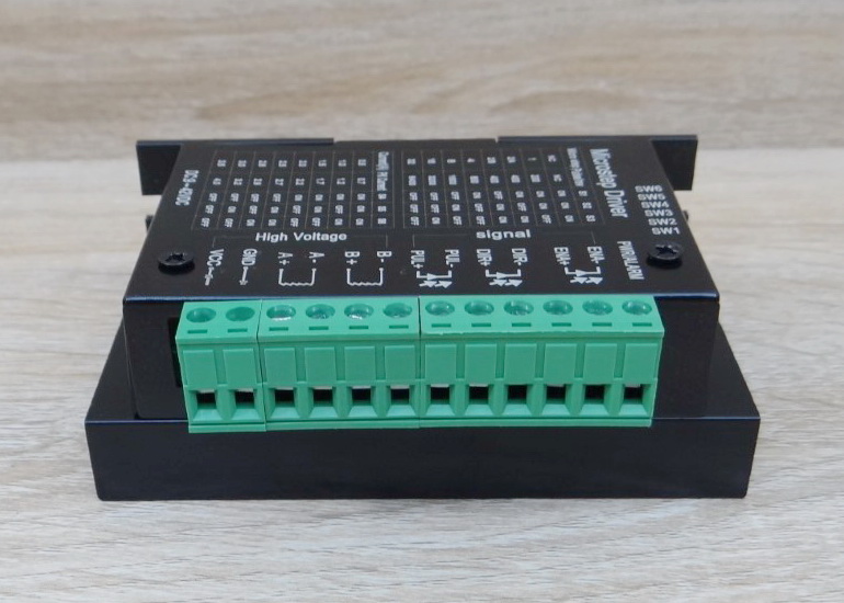 TB6600 Microstep Driver Peak 4A, 9-42 VDC [Aluminum Cover] 2-Phase