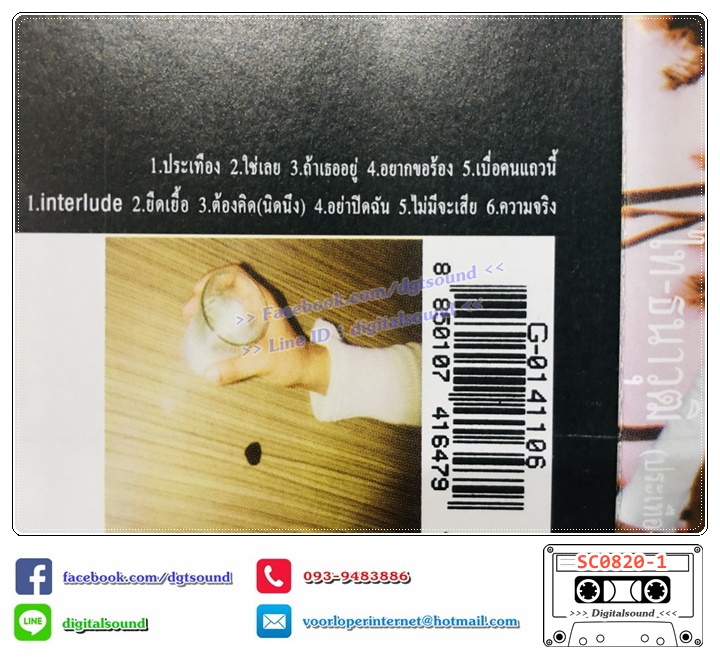 เทปคาสเซ็ท ไท ธนาวุฒิ อัลบั้ม ประเทือง