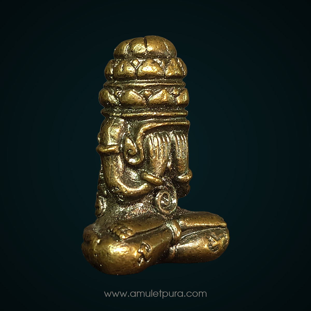 พระปิดตาพังพระกาฬ รุ่นเหล็กไหลพันล้าน ปี59 วัดแดงประชาราษฏร์ จ.นนทบุรี (มีโค้ด บรรจุกริ่ง ซึ่งเป็นแร่เหล็กไหลจากเขาอึมครึม)