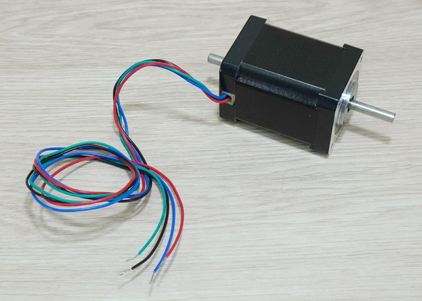 OUKEDA-Dual shaft (NEMA17) Stepper Motor แรงบิด 56 N.cm 1.7A (OK42STH60-1704B)