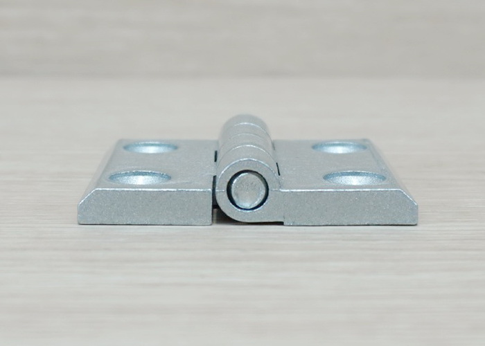 บานพับ Zinc Alloy Hinge for Alu-Profile 4040 ระยะรู 41x30 mm (สีเงิน)