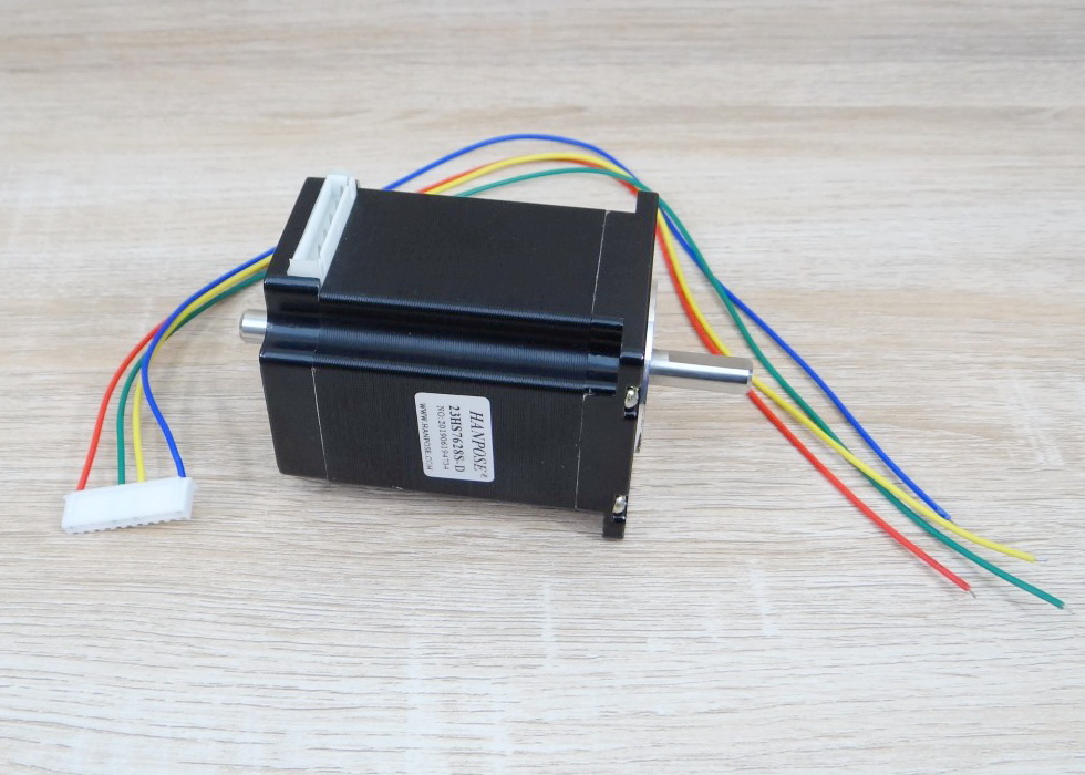 HANPOSE - Stepper Motor (Nema23) แรงบิด 1.89N.cm 2.8A (23HS7628S-SZ) Dual shaft 8mm