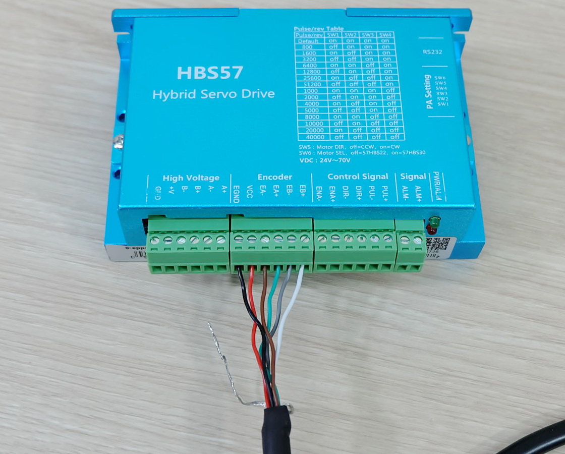 3M Encoder Cable RVVP for HBS57 & HBS860H Drive