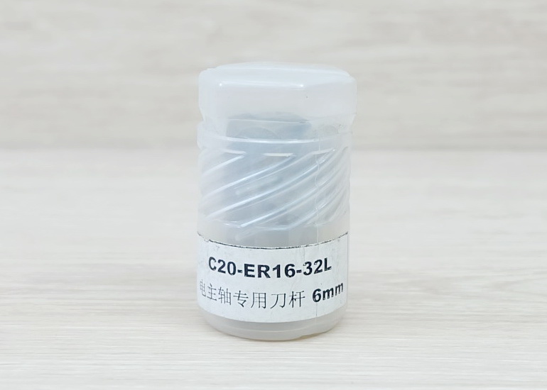 Chuck Shaft ER16 - Rod Inner Hole 6mm (C20-ER16-32L)