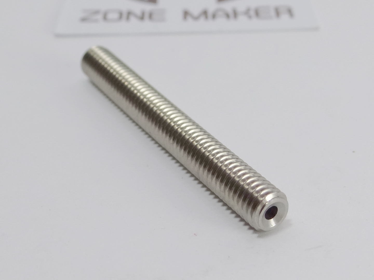 M6x50mm stainless steel feed tube nozzle throat for 1.75mm filament + PTFE Pipe inside