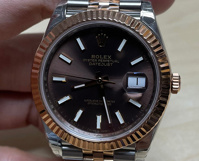 ROLEX DATEJUST 41 MM. ROSEGOLD VSF