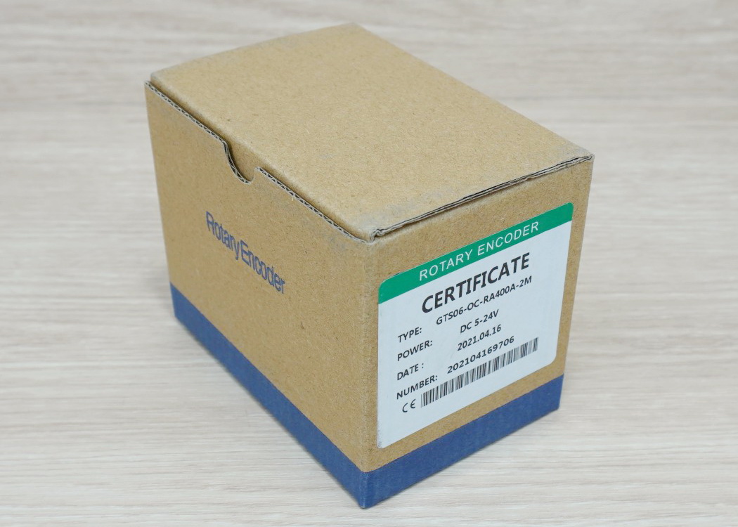 400P/R Rotary Encoder (GTS06-OC-RA400A-2M) Shaft 6mm, NPN, 5-24VDC, Cable 2M