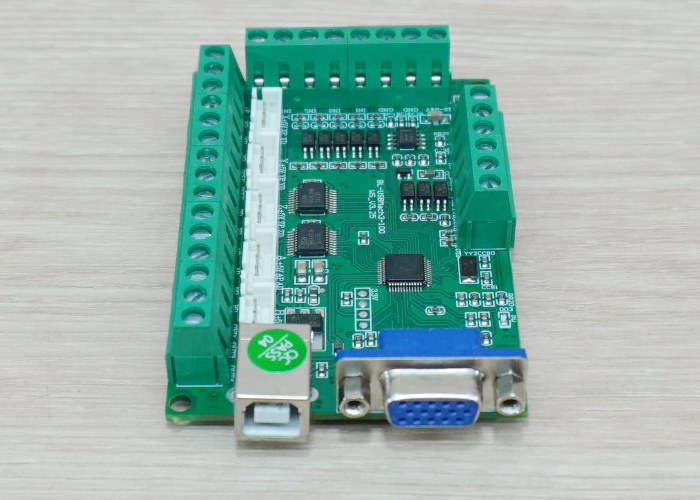 5-Axis USB V3.25 CNC Breakout Board 100KHz for MACH3 + สาย USB-1.35M
