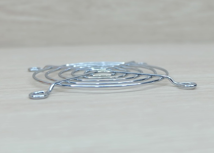 Fan Cover 80mm x 80mm Protective Metal Grille (สีเงิน)