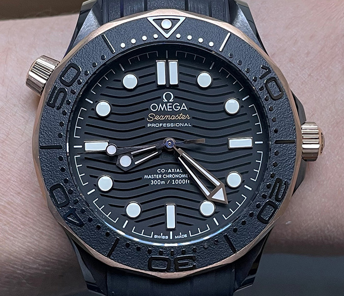 OMEGA 300M BLACK CERAMIC VSF