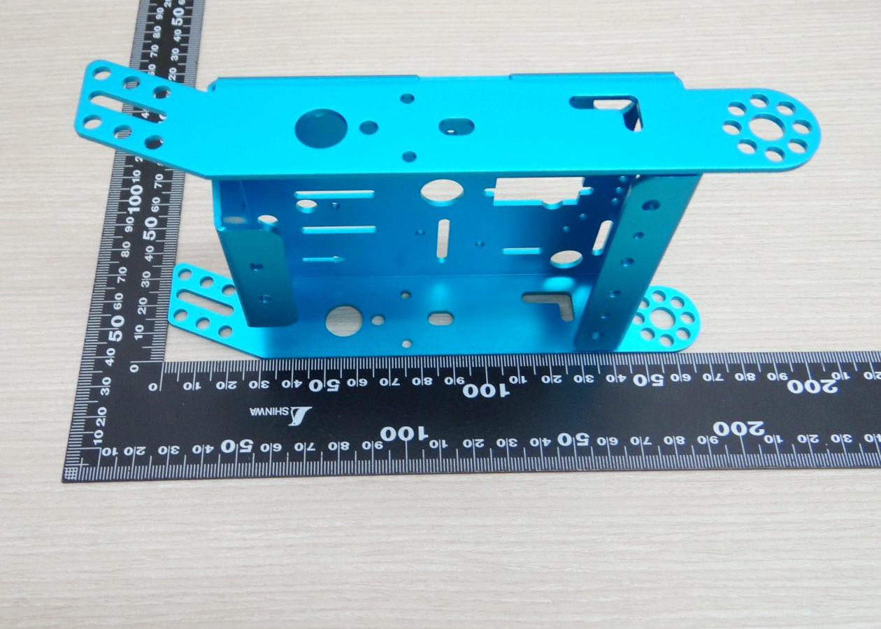 Aluminum Robot Chasis DIY (Blue)