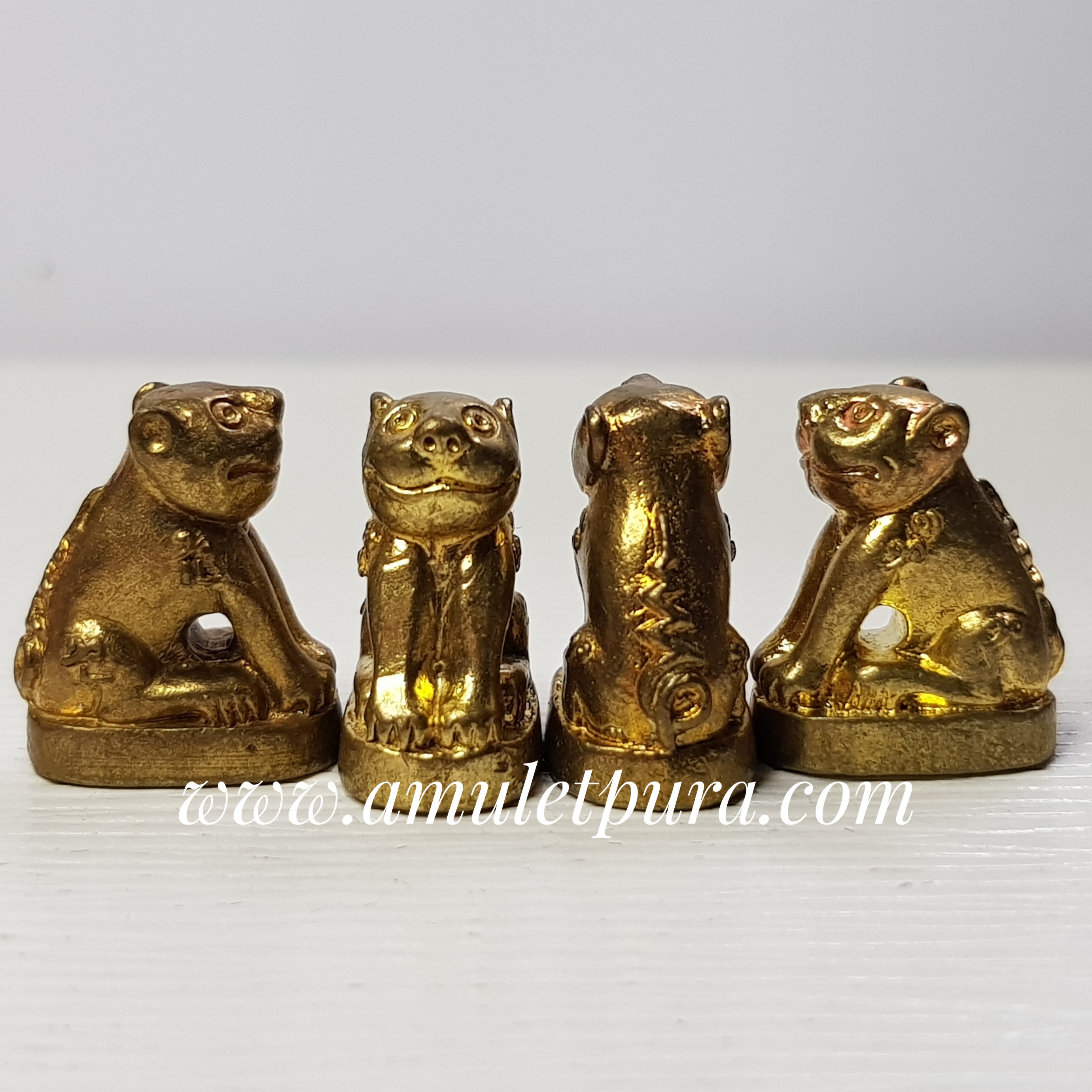 เสือเมตตามหาโชค(ทองเหลือง)ปี52 ครูบาอริยชาติ วัดแสงแก้วโพธิญาณ จ.เชียงราย