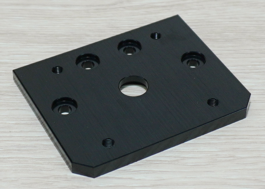 C-Beam Motor Mount Plate (Black)
