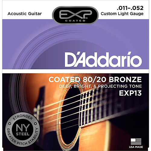 สายกีตาร์โปร่ง D'Addario EXP13
