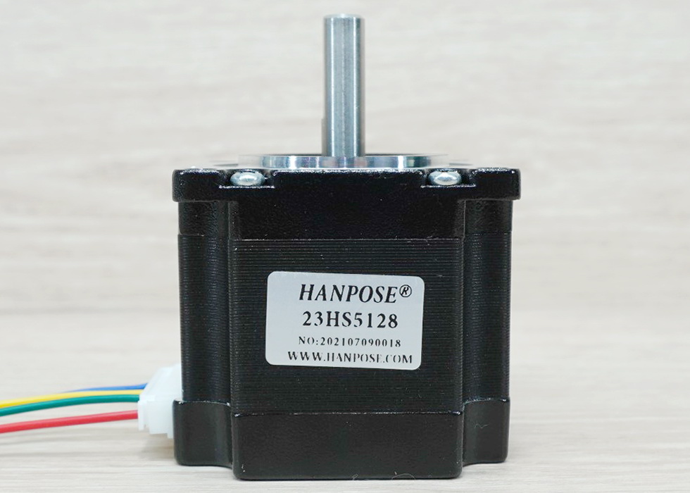 HANPOSE - Stepper Motor (Nema23) แรงบิด 1.01N.m 2.8A Shaft 8mm (23HS5128-8)