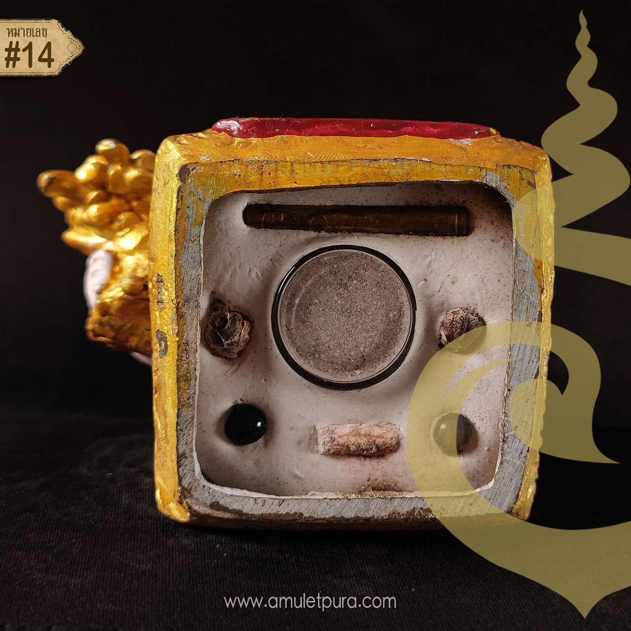 กุมารีดูดทรัพย์รับเงิน เพ้นสี นำฤกษ์ ขนาดบูชา ปี54 อาจารย์สุบิน นะหน้าทอง (หมายเลข 14)