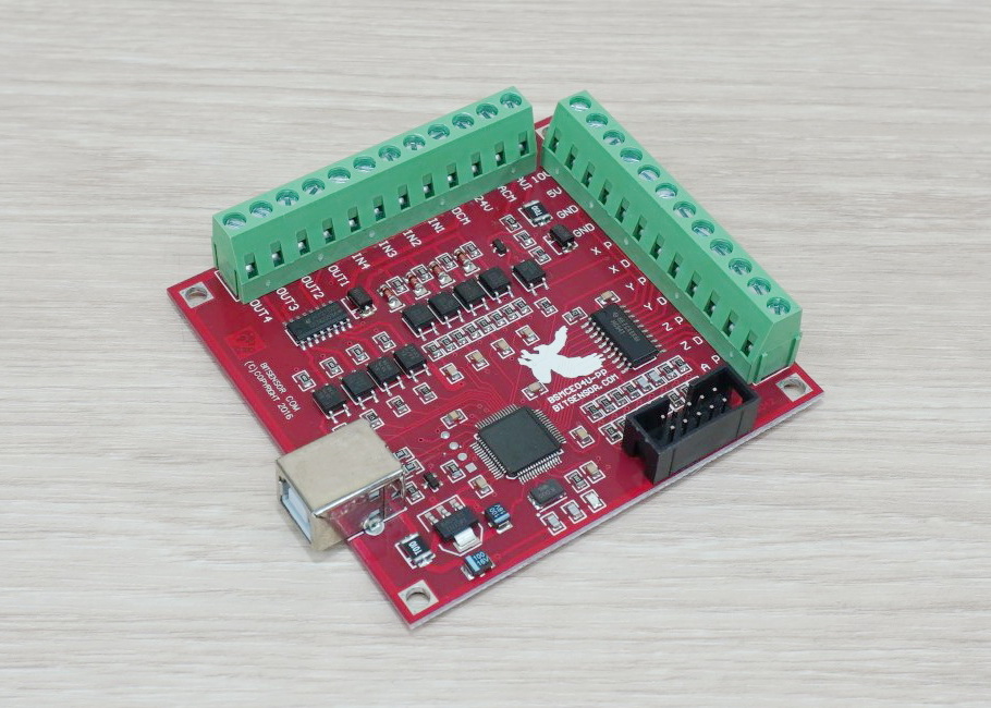 CNC USB 4-Axis 100KHz Controller Board for MACH3 + สาย USB-1.5M + แถม CD