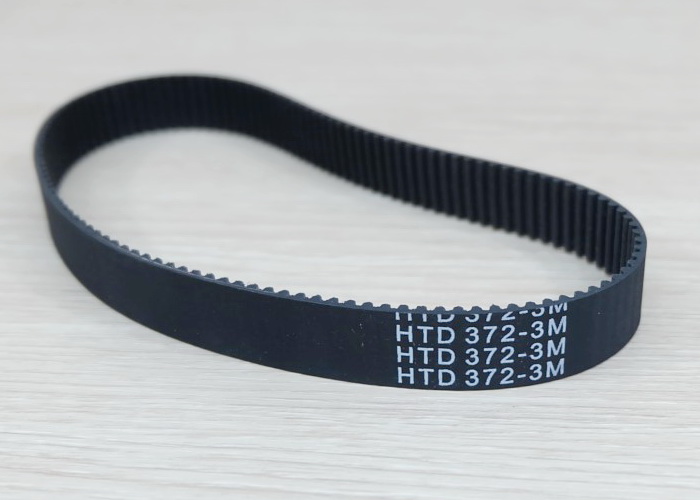 HTD-3M Width 15mm Timing Belt Closed Loop Length 372mm Rubber