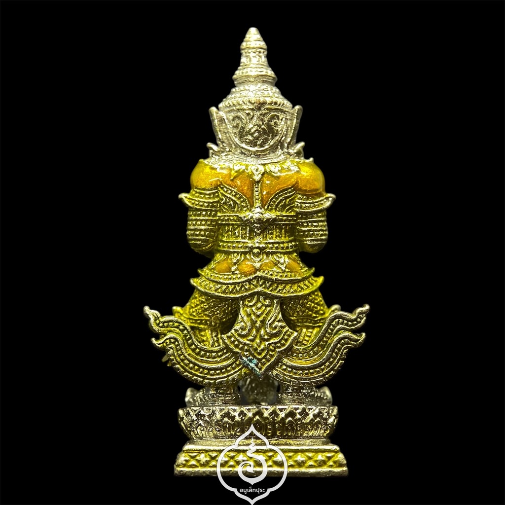 ท้าวเวสสุวรรณ รุ่นเทวานฤมิตร (เนื้ออัลปาก้าลงยา) ปี63 หลวงพ่อพัฒน์ วัดห้วยด้วน จ.นครสวรรค์ (มีโค้ด หมายเลข 436)