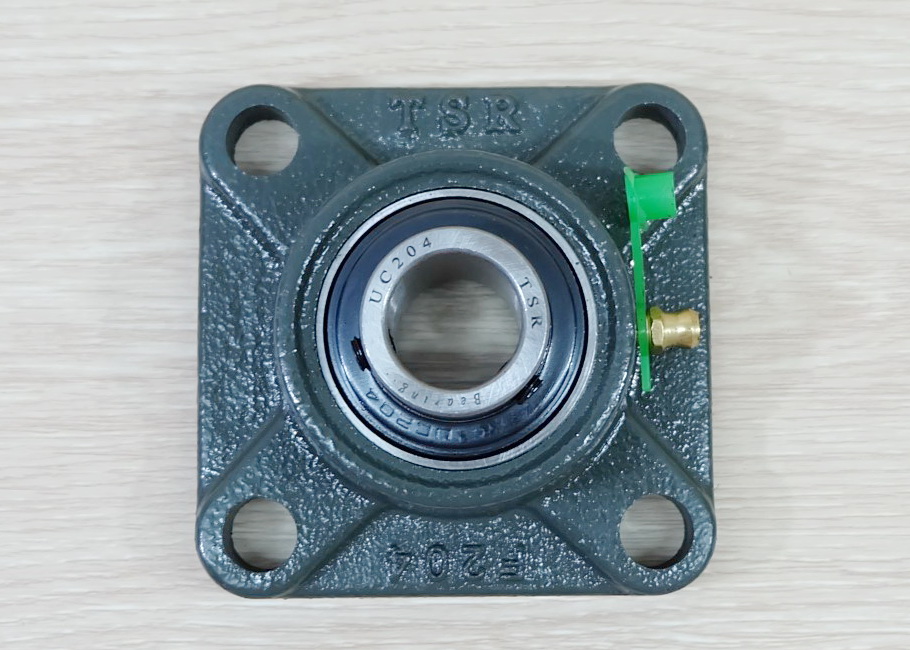 UCF204 Flange Bearing Unit 20mm Cast Iron Housing Self-aligning