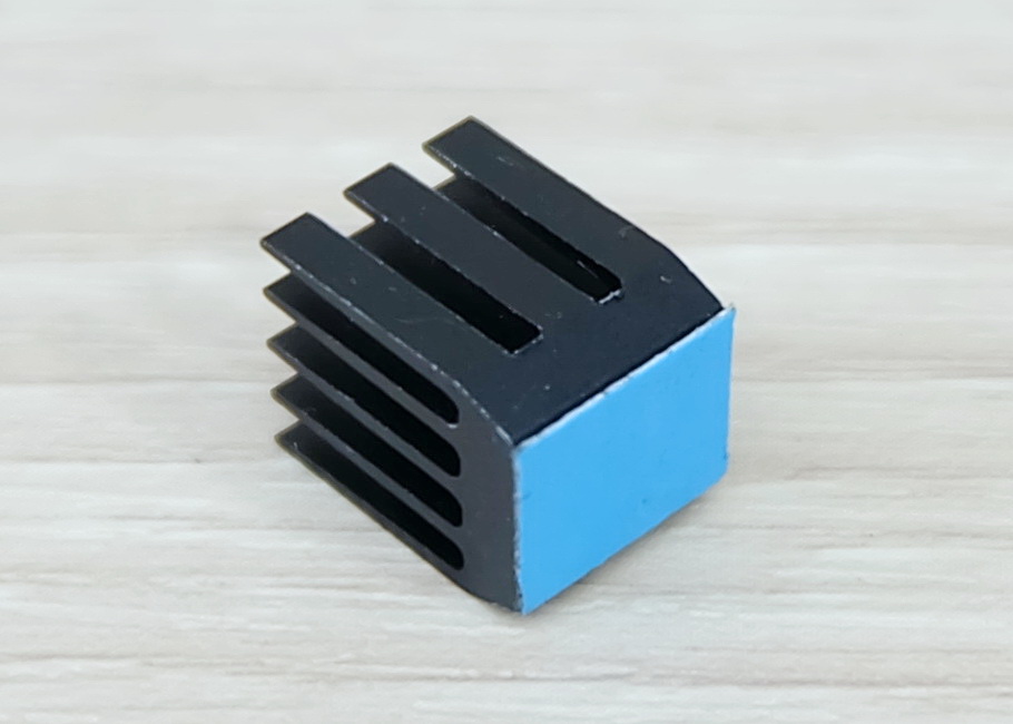 Black Aluminum Heat Sink 9x9x12mm