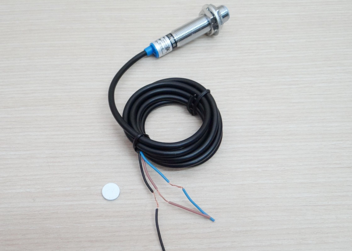 Hall Switch NJK-5002C (NPN, NO ระยะ10mm) Proximity Induction Magnetic Sensor DC6-36V Long Body