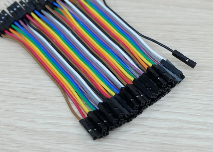10cm Cable jumper 40P Male-Female (ผู้-เมีย)