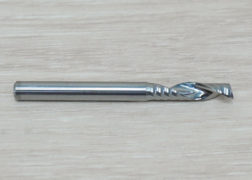 Wood/Acrylic - 4x4x17mm Single Flute Bit Carbide End Mill (SHKxCEDxCEL) เกรด 3A