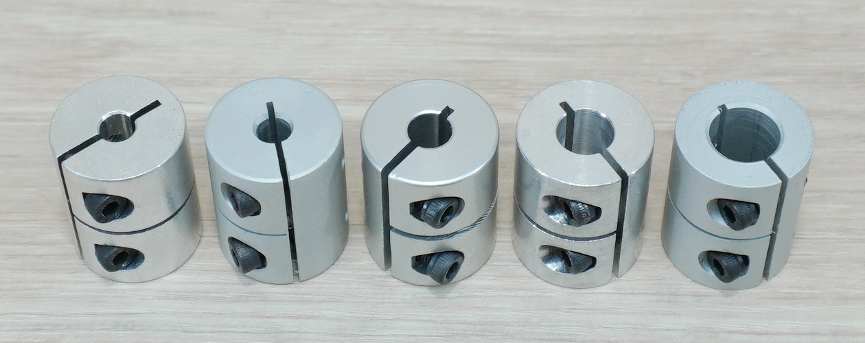 8 x 10 mm SB-Rigid Flexible Shaft Coupling D20 L25 mm (Hex Screw)