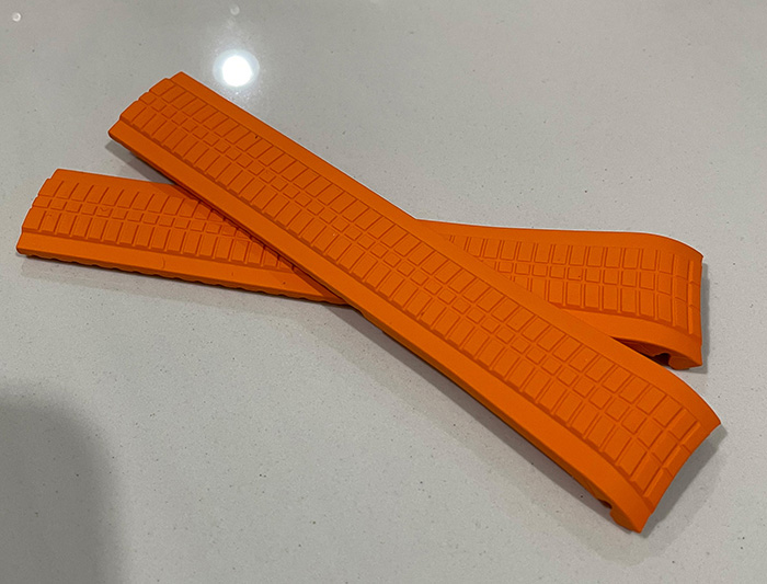 สายยาง PATEK AQUANAUT 5167 3KF สีส้ม และสีเทอร์ควอยซ์