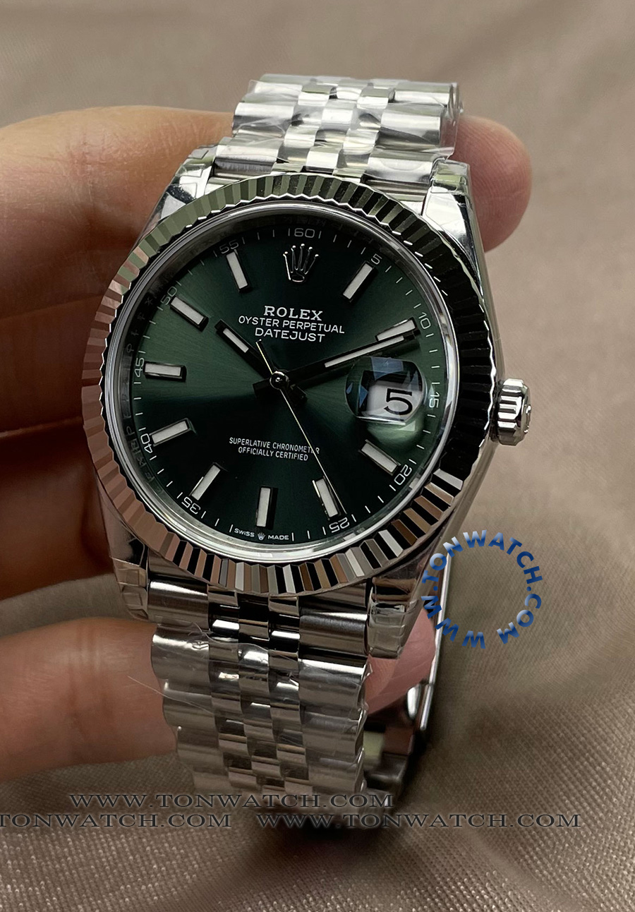ROLEX DATEJUST41 Mint Green JU (VSF)