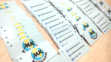 บัตรตัวอย่าง มินิการ์ด บัตรใส่พวงกุญแจ บัตรสมาชิกใบเล็ก