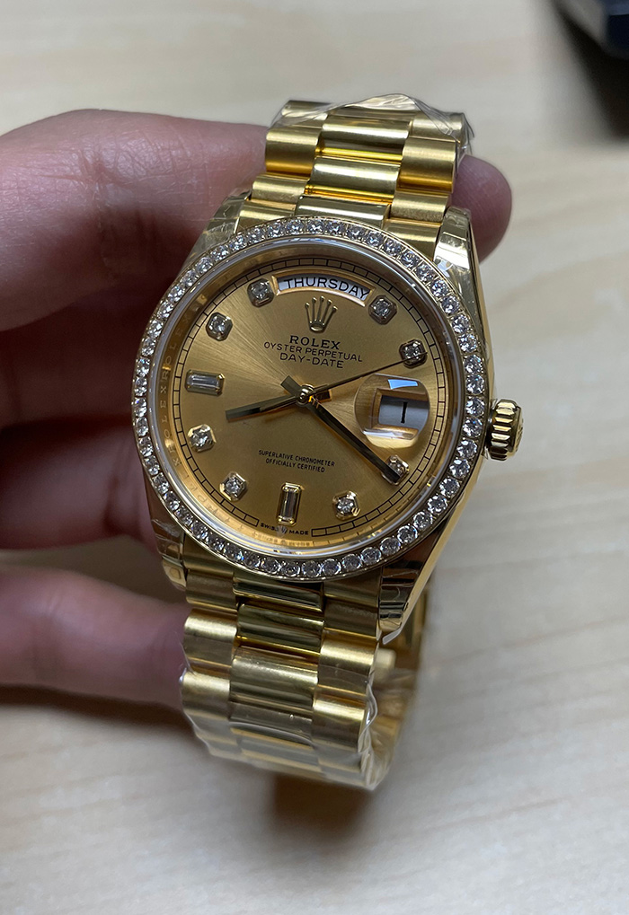 ROLEX DAY-DATE 36 MM. YELLOWGOLD ( EWF )